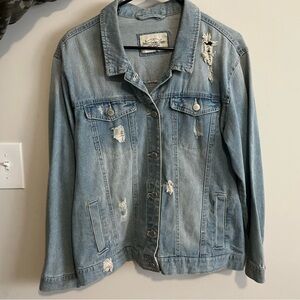 Distressed Denim Jacket